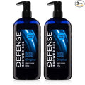 Defense Soap Tea Tree Body Wash | All Natural Organic Shower Soap for Athletes | Odor Control & Skin Fungal Protection for Sports, Post Workout & Recovery - 32 oz (Pack of 2)