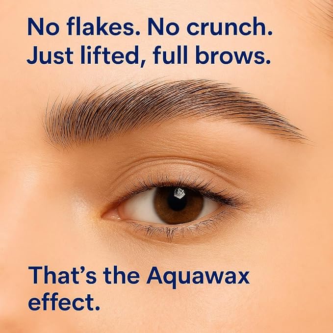 SLIK Perfect Brows Wax 0.5oz – Clear Eyebrow Styling Gel for Long-Lasting Hold, Water-Based Formula for Natural Look and Sets, Shapes & Defines All Brow Types
