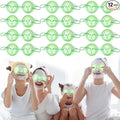Skicuff 12 Pcs Cucumber Eye Pads Gel Eye Masks Cooling Heating Eye Pads Spa Party Favors Sleepover Slumber Party Supplies