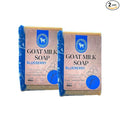 Honey Sweetie Acres 2-Pack Blueberry Goat Milk Soap - All Natural 5 oz Handmade Bar Soap – Moisturizing, Gentle for Sensitive Skin, Eco-Friendly, Made in the USA