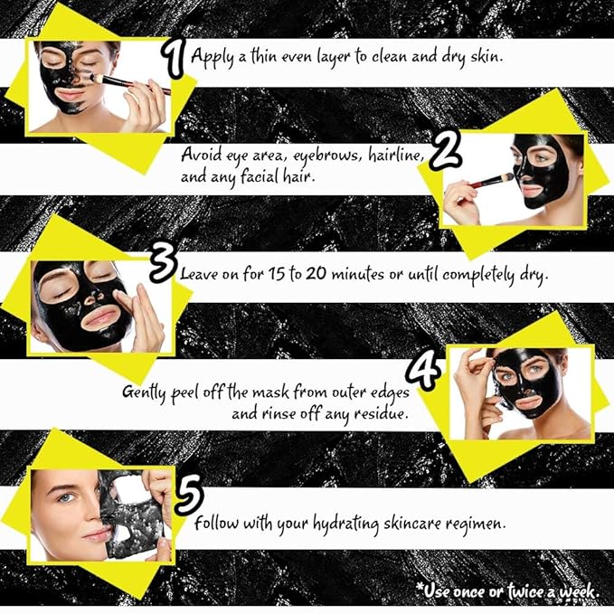 Body Drench The Black Peel-Off Mask, 3 oz