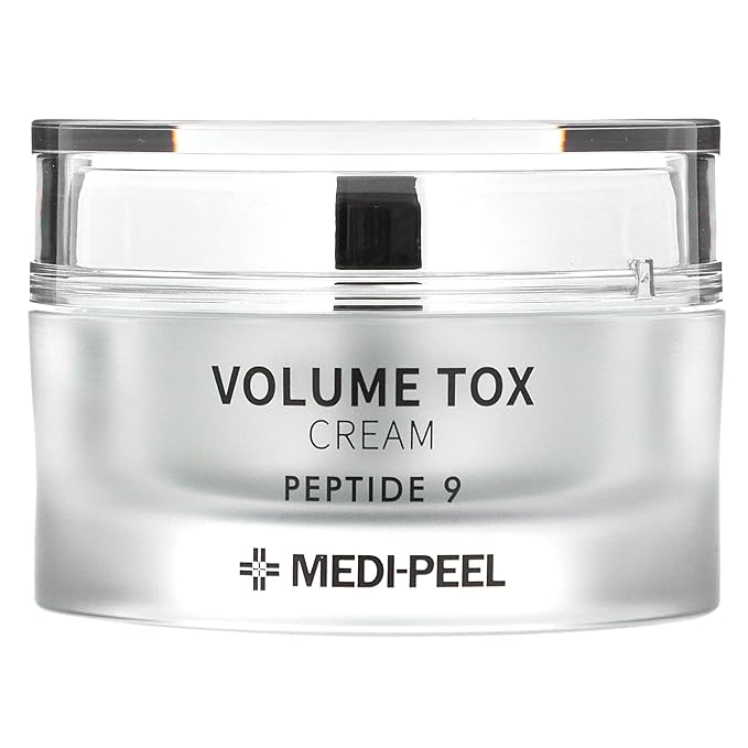 Medi-Peel Peptide 9, Volume Tox Cream, 1.76 oz (50 g), Anti-wrinkle cream, Collagen, Hyaluronic acid, Moisturizing Cream, Enhance Elasticity, Anti-aging, Volumize Skin, Korean skincare