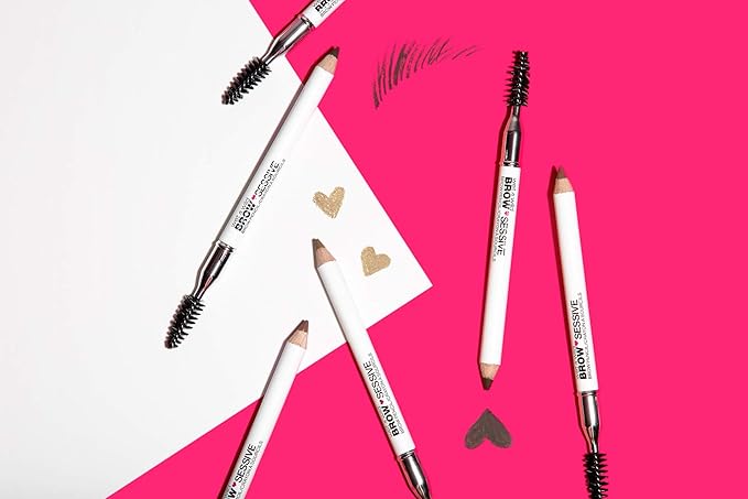wet n wild Brow-Sessive Brow_Pencil, Ultra-Precise Dual Ended Spoolie Brush for Perfect Buidlable Blendable Shaping, Natural Lasting Shades for Every Brow, Cruelty-Free & Vegan - Taupe (Pack of 2)
