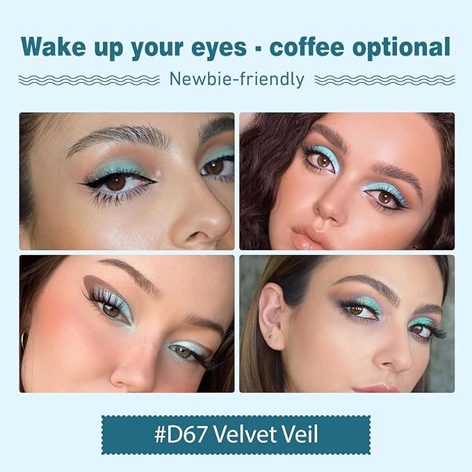 Refillable Eyeshadow Palette - Matte/Glitter/Duo-Chrome Pressed Powder & Cream Formula, Neutral/Shimmer/Smokey Multichrome, Travel-Friendly Iron Pan Refills (Matte, D71)