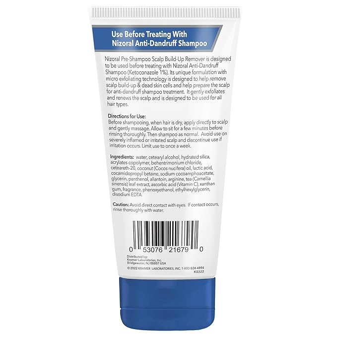 Nizoral Pre-Shampoo Scalp Build-Up Remover - Exfoliates and Renews Helps Prepare for Anti-Dandruff Shampoo Treatment,5 oz,(Pack of 2)