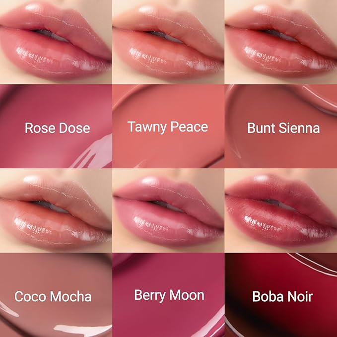 JUNG SAEM MOOL LIP-PRESSION Metal Serum Gloss | Hydrating Tinted Lip Balm with a Hygiene Precision Metal Applicator & Serum Infused Ingredients, Korean Lip Plumper Gloss (Demi Love)