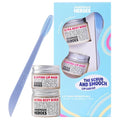 100% Natural Lip Scrub and Lip Mask Vegan Conditioning Coconut Lip Exfoliator - Gentle Exfoliant Sugar Lip Polish Lip Exfoliator Scrubber for Chapped and Dry Lips (Original 3pc Set)