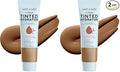 wet n wild Bare Focus Tinted Hydrator Matte Finish, Deep | Oil-Free | Moisturizing Makeup | Hyaluronic Acid | Sheer To Medium Coverage (Pack of 2)