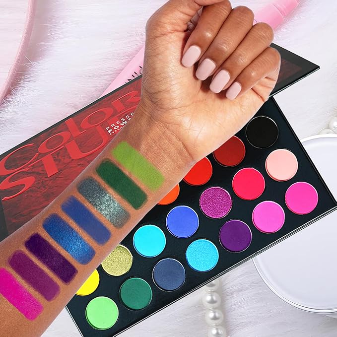 Color Studio Eyeshadow Palette, Highly Pigmented 35 Shades Matte and Shimmers Makeup Palette, Waterproof Blendable Eye Shadow, Cruelty- Free Makeup Pallet