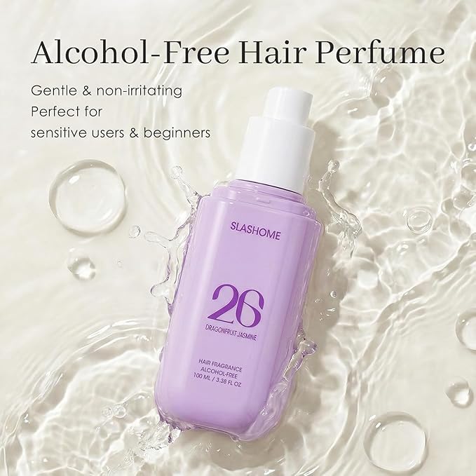 Hair Perfume for Women – Dragonfruit Jasmine, Alcohol-Free Soft & Moisturizing Hair & Body Mist, Long-Lasting Clean Fragrance for Hair, Wigs & Fabric, Mother’s Day & Birthday Gift, 100ml / 3.38 fl oz