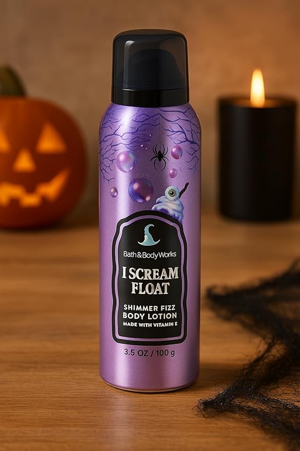 Bath & Body Works I Scream Float Shimmer Fizz Body Lotion, 3.5 oz / 100 g – Sparkling Sweet Treat Scent, Lightweight Moisturizer with Fun Fizzy Shimmer