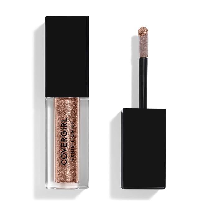 Covergirl Exhibitionist Liquid Glitter Eyeshadow, At First Blush, 0.13 Fl Oz