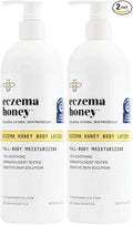 ECZEMA HONEY Oatmeal Body Lotion - Hand & Body Cream for Eczema Relief - Natural Dry Skin Repair (16 Oz) (Pack of 2)