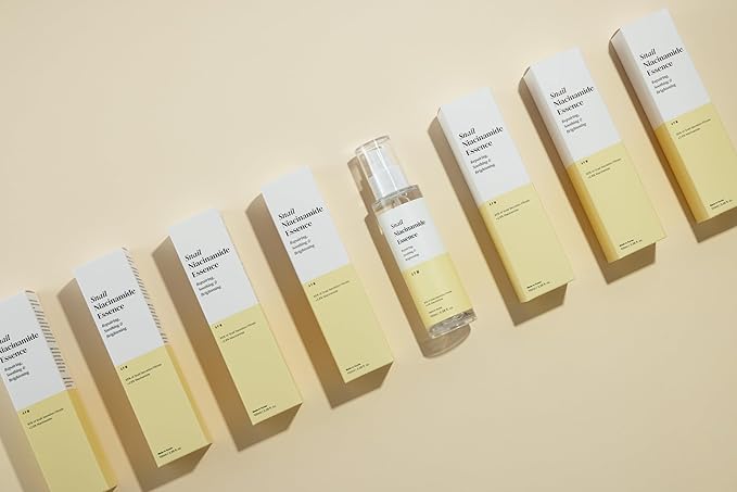 4PM Snail Niacinamide Essence (3.38 fl. oz), Snail Secretion Filtrate 95%, Niacinamide 2.8%, for Glass Skin Repair, Face Glow Brightening & Soothing Essence, Korean Skincare, Made by SEOUL4PM