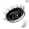 Lashify Curl 14mm Gossamer DIY Eyelash Extensions Refill, Black, Easy False Eyelashes for a Natural Look