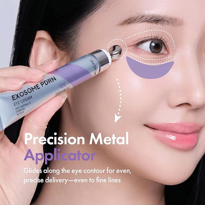 MAXCLINIC PDRN Eye Cream - Advanced C-Zone Hydrating Under Eye Cream for Dark Circles, Eyebags & Puffiness with Centella Asiatica, Salmon DNA PDRN Exosomes & 9 Peptides - Korean Skin Care 0.68 fl oz