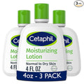 Cetaphil Face & Body Moisturizer, Hydrating Moisturizing Lotion for All Skin Types, Suitable for Sensitive Skin, NEW 4 oz Pack of 3, Fragrance Free, Hypoallergenic, Non-Comedogenic