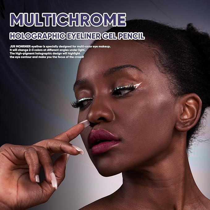 Multichrome Eyeliner Gel Pencil,Waterproof Long-Lasting Vegan Cruelty Free Eye Liner,Shifting Colors Eyeliner Pen (#210, 0.01 Ounce)