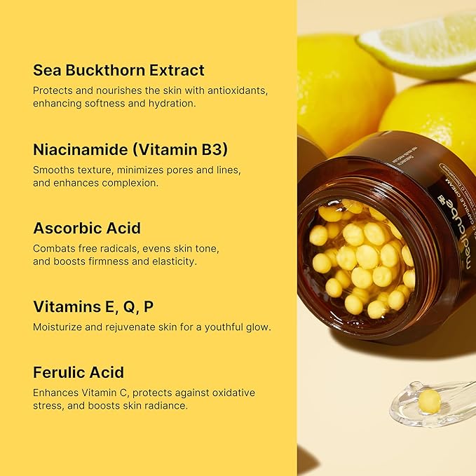 medicube All Over Glow Skin Duo: Deep Vitamin C Golden Capsule Face Moisturizer and Age-R Glutathione Glow Milky Toner
