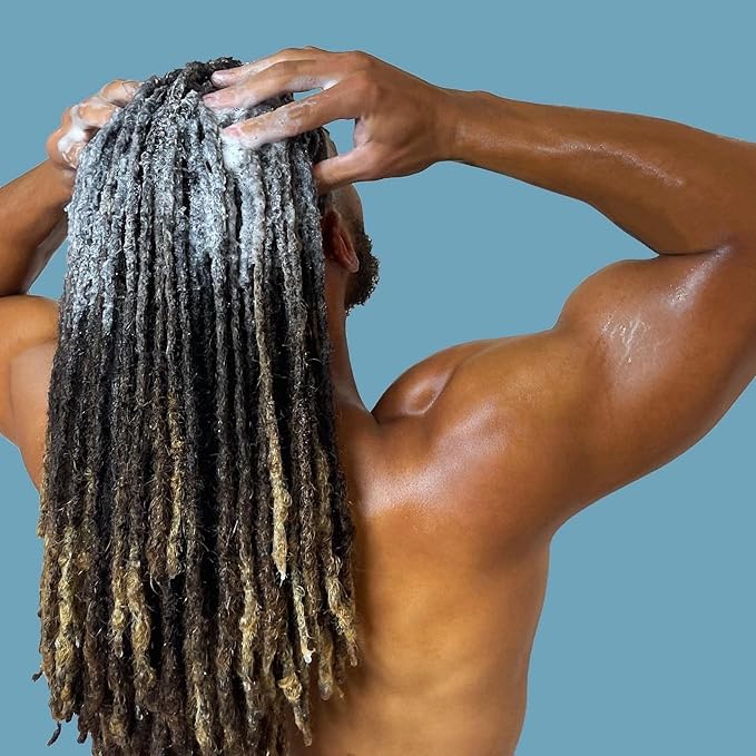 Clarifying Shampoo for Locs – Professional Loc Shampoo for Dreads, Twists, Braids, Interlocks, Microlocs, Dreadlocks, Faux Locs Crochet Hair – with Peppermint and Tea Tree Oils