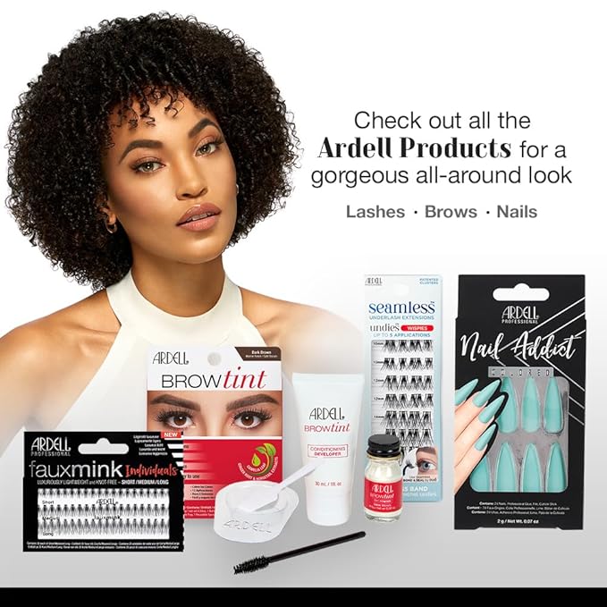 Ardell Faux Mink DIY Lash Clusters - Cluster Eyelash Extensions, Individual Lashes, Lash Extension Short, Medium & Long Combo, 4 Pack