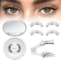 Higu clace Magnetic Eyelashes with Applicator Soft Magnetic Lashes Natural Look Wispy Magnet Lashes Easy to Wear and Remove （DJCX-H04）