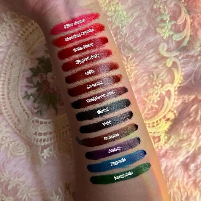 SushyGlowCosmetics 8ML Bloody Lip Tint- Lip Stain - Vampire Lip Stain - Water Tint - Blood Tint - Blood Stain - Vampy - Goth Lip (Ghoul)