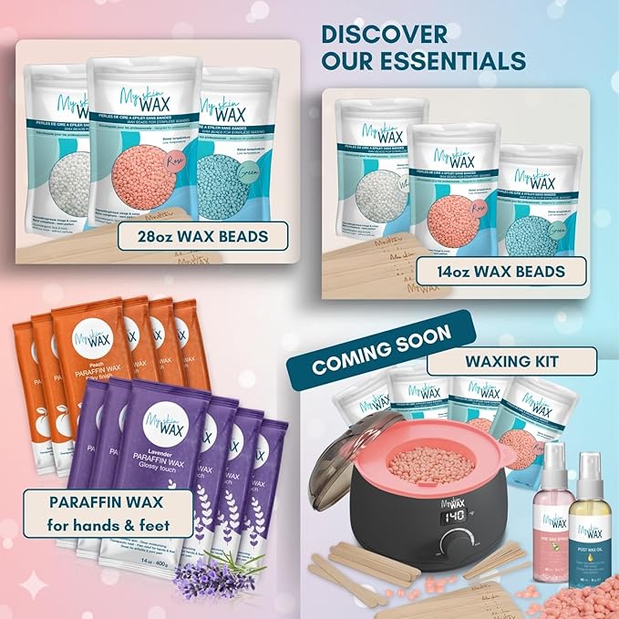 Paraffin Wax Refills Maxi Pack for Hands and Feet Bath – 6 Large 14oz Blocks (5.25 lb), Lavender Scent, Moisturizing Slightly Oily Wax for Arthritis Relief, Pedicure, Home and Spa Therapy