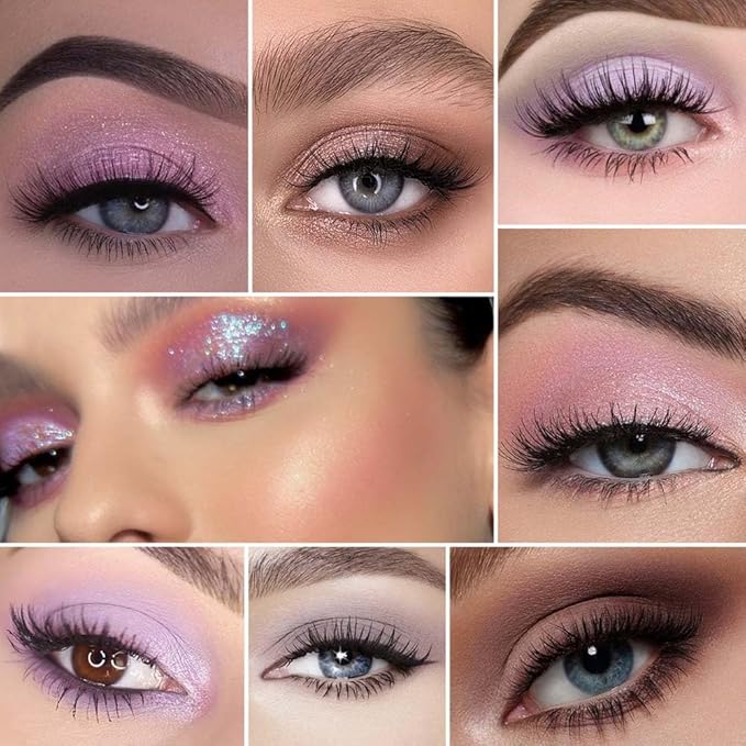 CAKAILA 20Colors Nude Light Pink Purple Basics Matte Eyeshadow Palette,Eye Shadow Travel Makeup Palette all in one Long Lasting Waterproof,Great for Travel Gift Kit