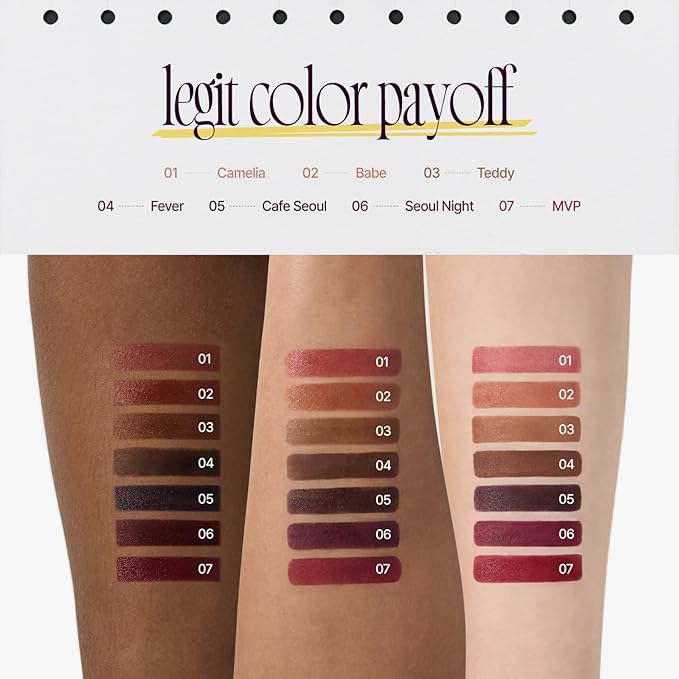 fwee LOCK’n LINE LIP CONTOUR STAIN | 05 Cafe Seoul | Long-lasting, Powerful fixing, no-transfer, Easy to use, Lightweight, High adhesion formula, lip tint, tinted lip liner | 1ml