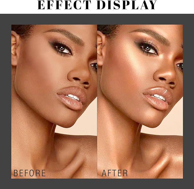 HOSAILY Body Glitter Spray - Bronze Body Shimmer for Face, Hair & Body, Moisturizing Luminizer Glow Illuminator, Quick-Drying Sparkling Glitter Spray Liquid Highlighter Makeup (#04)