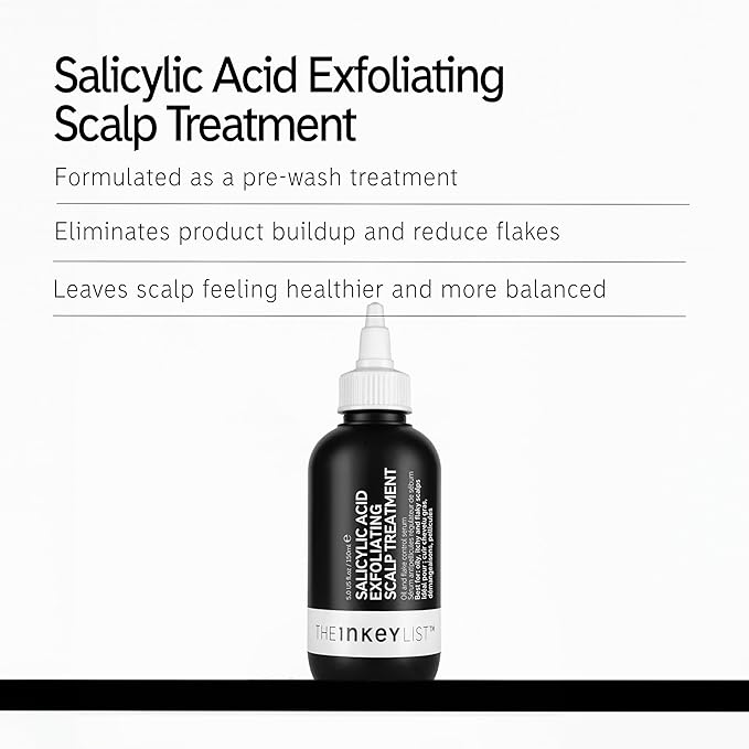 The INKEY List Salicylic Acid Exfoliating Scalp Treatment 5 Fl Oz, Hydrating Scalp Oil, Moisturizing Scalp Scrub, Suitable For All Hair Types