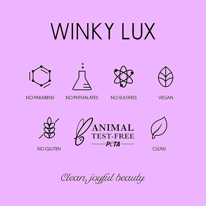 Winky Lux Unicorn Glimmer Balm -Hydrating ph Lip Balm, Natural Pink Tint with pH Color Changing, Moisturize & Soften Lips While Leaving Sheer Pink Tint, with Vanilla Scent