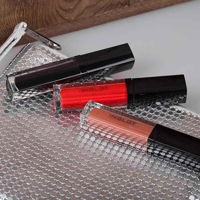 Inglot HD Lip Tint Matte - Liquid Lipstick | Full Coverage | Long-Lasting | Velvet Finish | High Pigmentation | 0.18 US FL OZ | 44