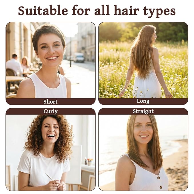 5Pcs Heatless Curls Rods, Soft Flexi Satin Flexi Rods for Heatless Curls, Satin Heatless Curls Overnight, for Lazy Curls & Waves, Gentle Styling Tools for Overnight Hairstyles