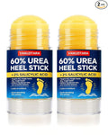 Urea Cream 60 Percent with 2% Salicylic Acid, Maximum Strength Foot Cream for Rough, Dry Cracked Feet Hands and Elbows, Urea Stick Callus Remover Skin Softener Hydrating Balm 2 Pack (1.41oz Each)