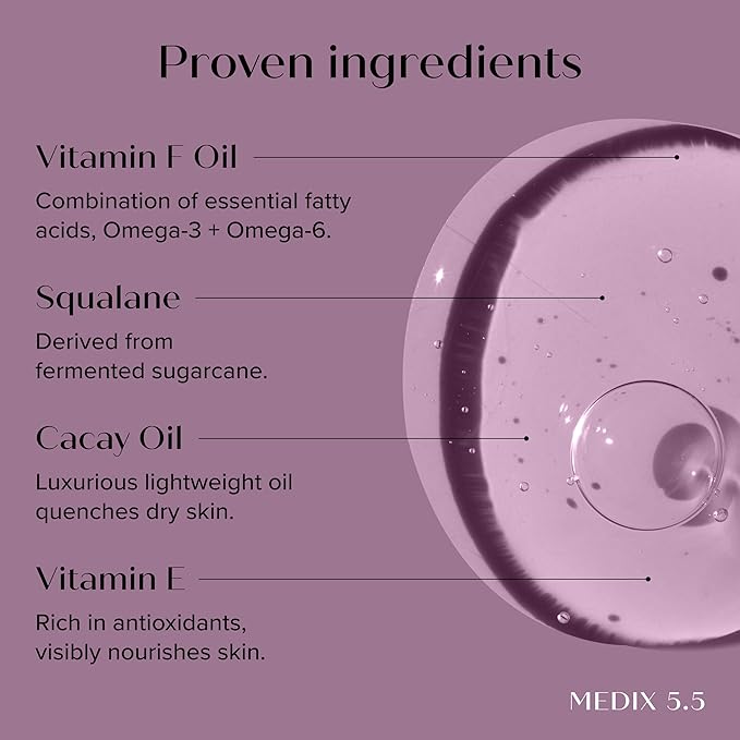 MEDIX Anti Aging Body & Face Serum 3PC Bundle | 10% AHA Exfoliating Serum + 3% Hyaluronic Acid Hydrating Serum + 20% Vitamin F Body Oil Enhancing Daily Skin Care Routine