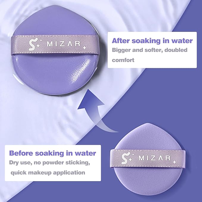 7Pcs Air Cushion Makeup Sponges for Foundation Concealer Teardrop Mix Setting Powder Puff Makeup Cushion Puff Foundation Sponge Blender Sponge for Liquid
