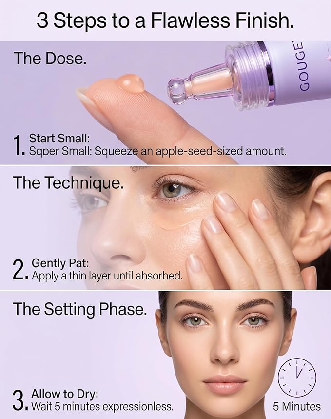 COUGEX Instant Lift Eye Gel - Rapid Eye Tightener Cream for Under Eye Bags and Puffiness, Visibly Lifting Under Eye Balm for Dark Circles & Fine Lines in 5 Min, Suitable for All Skin Types (3)