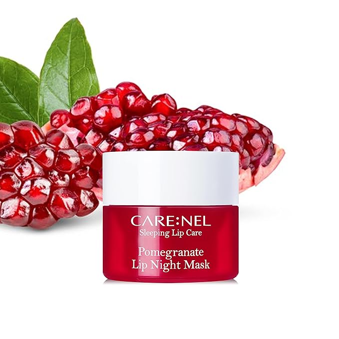 Lip Sleeping Mask Pomegranate 5g (3 Set) - Korean Beauty lips all day long, Lip gloss