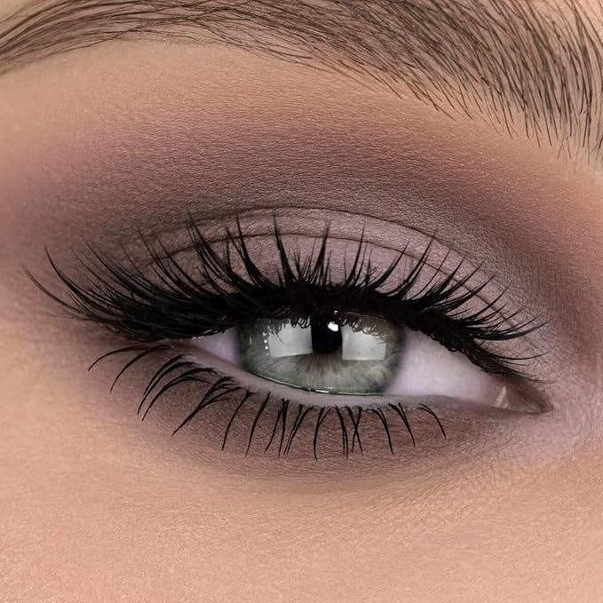 Matte Eyeshadow Palette, All Matte Cool-Toned Eye Shadows Pallet-Natural Soft Eye Makeup Compact Ultra-Pigmented Blendable Long Lasting Silkly Cream Texture Neutral Eyeshadow for Older Women
