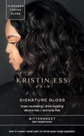 Kristin Ess Hair Gloss in Bittersweet Dark Brunette - 4 Wk Semi Permanent Hair Color for Women - Dark Brown Color Depositing Conditioner & Toner for Vibrant Color + Shine - Hair Dye Glaze - Vegan