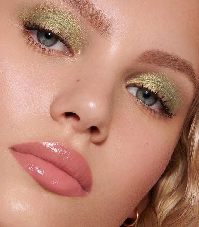 LAVONE Multichrome Eyeshadow, Iridescent Green-Yellow-Gold Eyeshadow Powder, Multidimensional Sparkle with One-Swipe Color, Highly Pigmented, Smooth Non-Falling