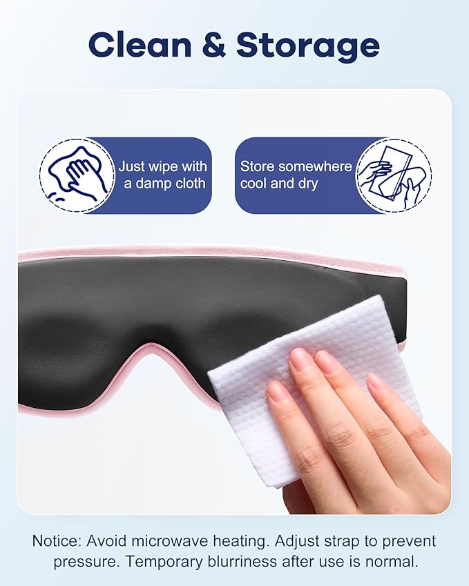 Upgraded Cooling Gel Eye Mask for Puffy Eyes: Larger Full-Eye Cover Design for Ice Cooling Relief, Reusable Cold Compress for Dark Circles, Eye Bags, Fatigue & Migraine(Pink)