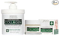Advanced Clinicals Collagen Cream W/Hyaluronic Acid Face Moisturizer + Collagen Body Cream 2pc Skincare Set For Women & Men To Reduce Appearance Of Wrinkles, Fine Lines, & Uneven Skin Tone, 2pc Set