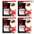 Ardell Press On Wispies False Eyelashes - Self Adhesive Lashes, No Glue Needed, Eye Makeup Enhancement, 4 Pack