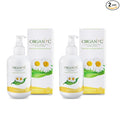 Organyc - Feminine Intimate Wash for Sensitive Skin - Free from Chlorine, Parabens, SLSSLES, and Synthetic Perfumes - 8.5 Fl Oz with Chamomile (2 Pack)