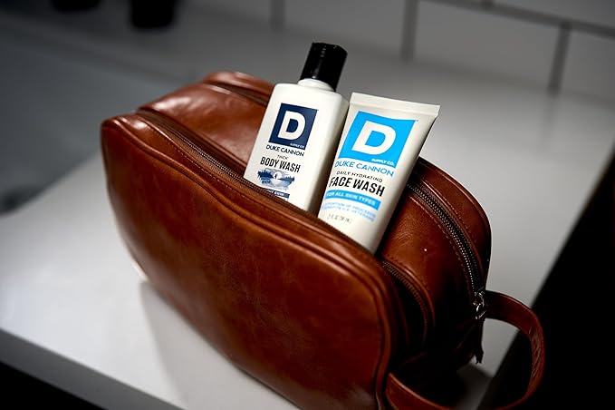 Duke Cannon THICK Body Wash for Men – High-Viscosity Shower Gel, Midnight Swim Scent – Travel & Trial Size, Long-Lasting Clean Feel – 3 oz