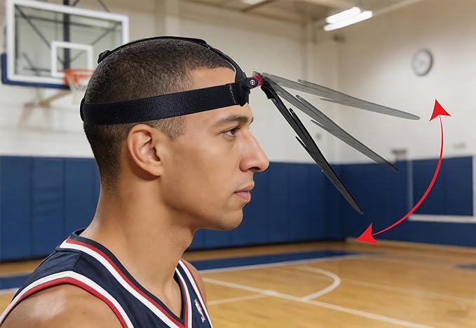 3D Hand-in-Face Basketball Training Mask, 2nd Gen with Moisture Wicking Sponge & Adjustable Strap, Enhance Shooting Accuracy Under Pressure for All Ages
