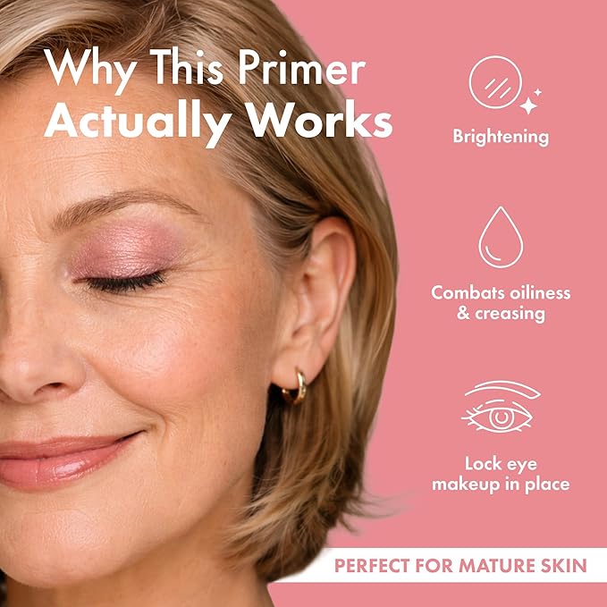 Elizabeth Mott Thank Me Later Eye Primer - Long-Lasting, Eyeshadow Primer Base for Oily Lids & Crease-Free Wear - Smudge-Proof, Lightweight, Cruelty-Free - 10g